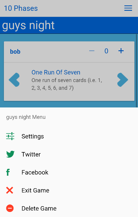 The Game Keeper - in game menu